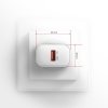 AXAGON ACU-QC18W Ładowarka sieciowa QC 18W, 1x port USB-A, QC3.0/AFC/FCP/SMART Biała